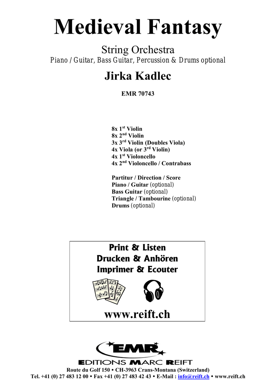 Medieval Fantasy Medieval Fantasy String Orchestra scores gallery preview page 2