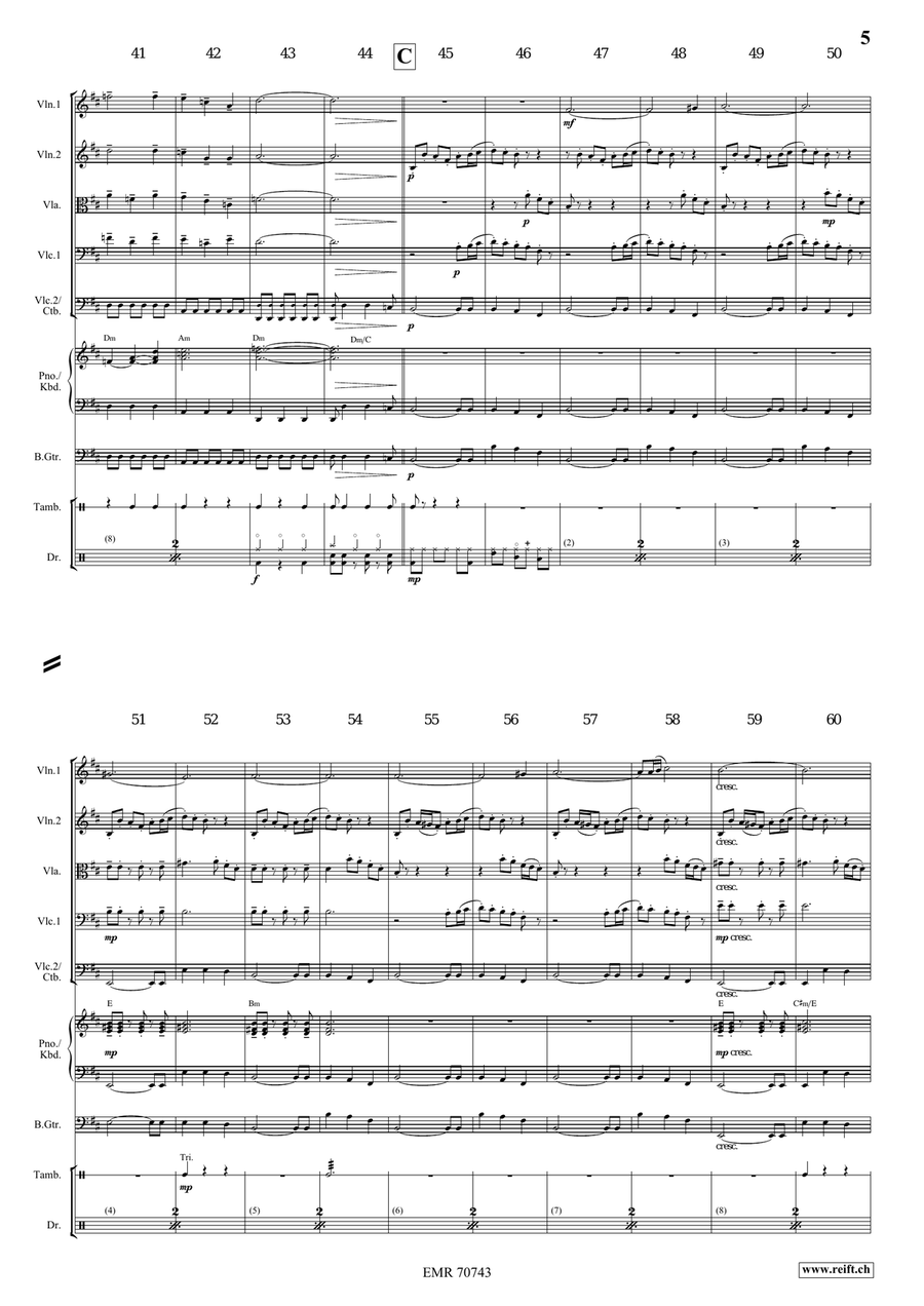 Medieval Fantasy Medieval Fantasy String Orchestra scores gallery preview page 7