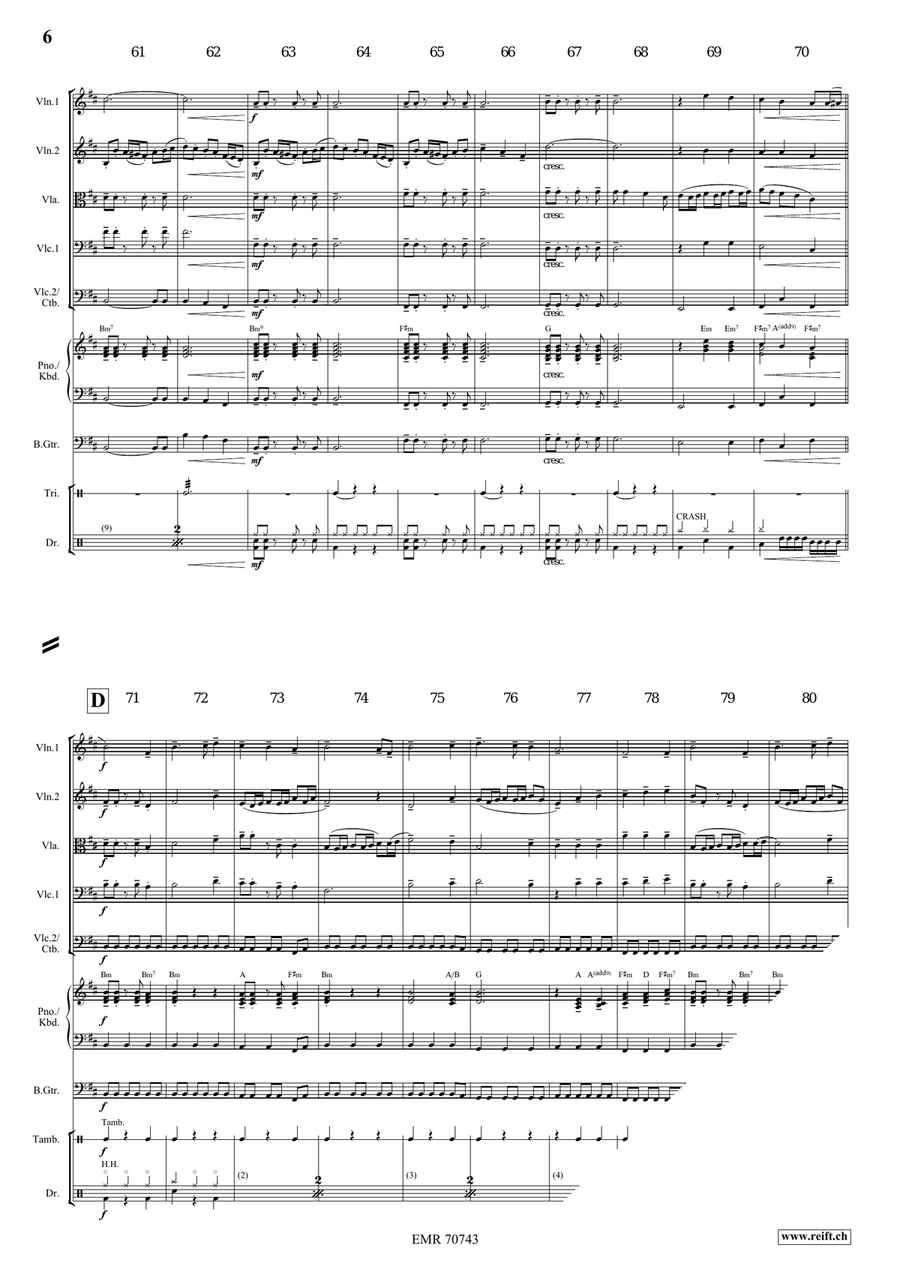 Medieval Fantasy Medieval Fantasy String Orchestra scores gallery preview page 8
