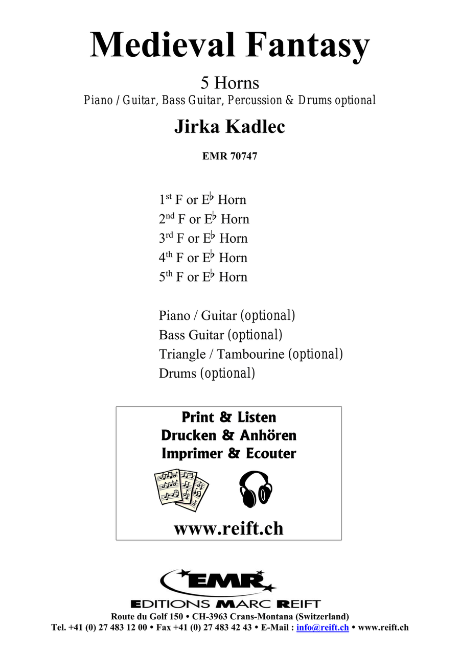 Medieval Fantasy Medieval Fantasy Horn scores gallery preview page 2