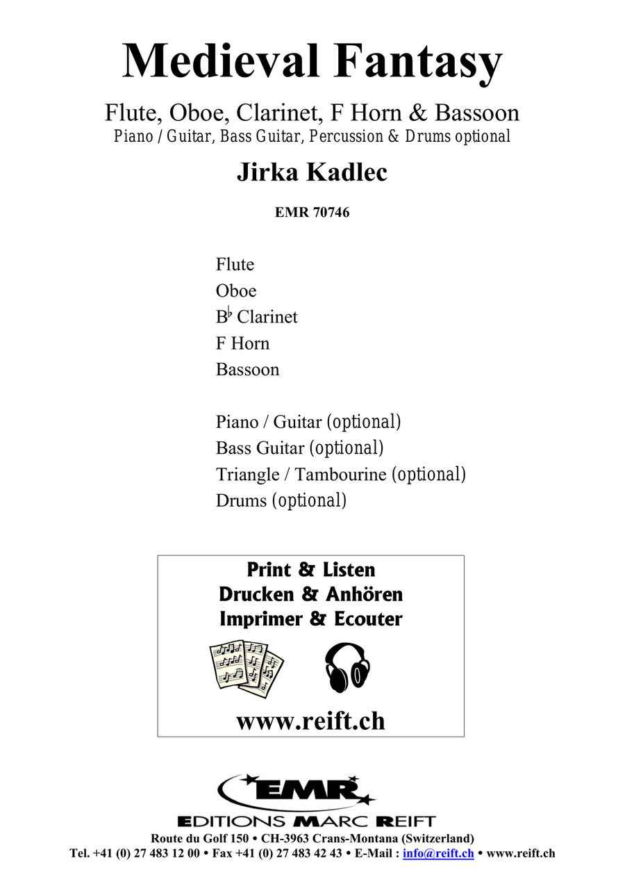 Medieval Fantasy Medieval Fantasy Woodwind Quintet scores gallery preview page 2