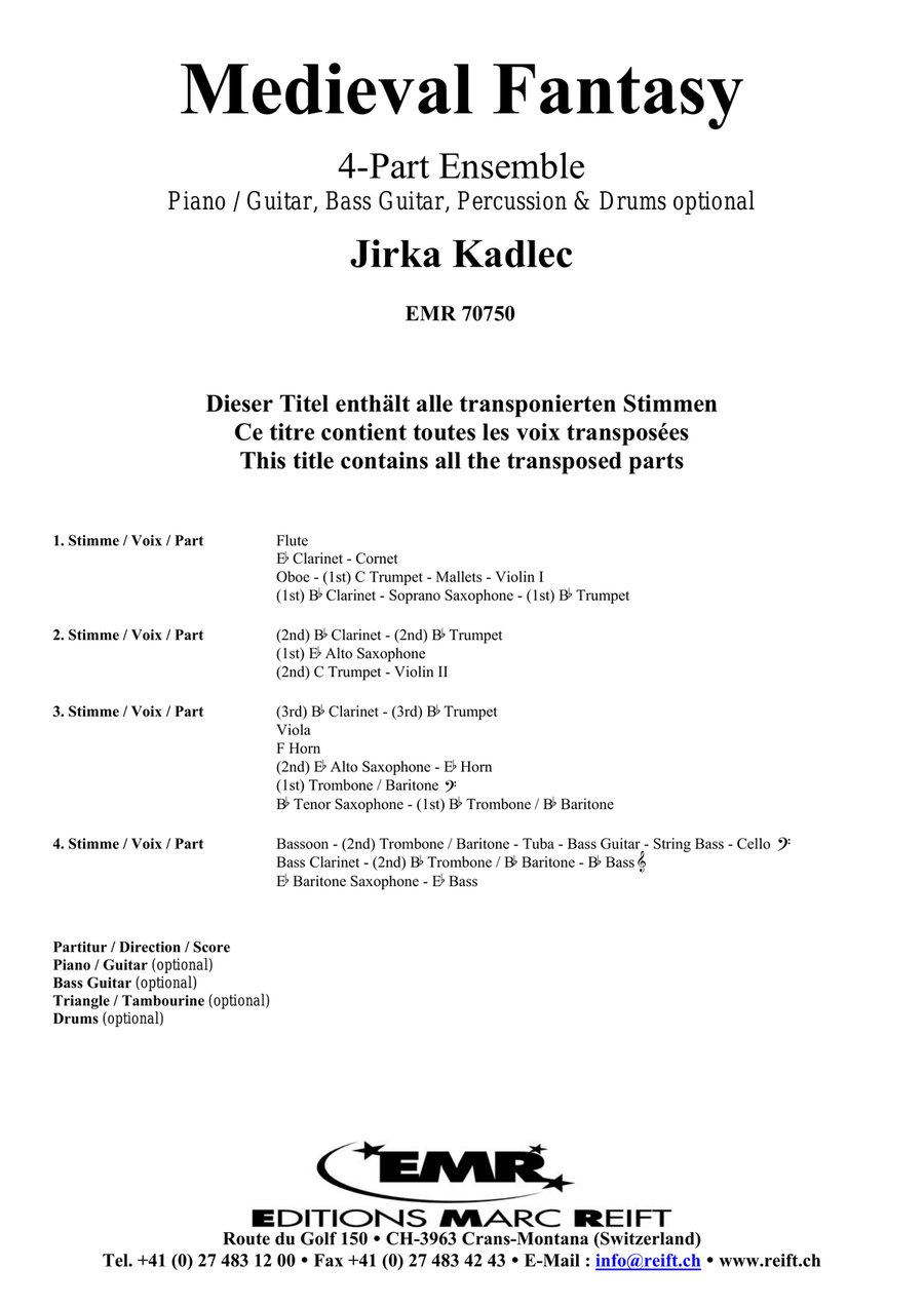 Medieval Fantasy Medieval Fantasy Score scores gallery preview page 2