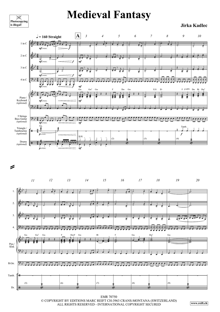 Medieval Fantasy Medieval Fantasy Score scores gallery preview page 5