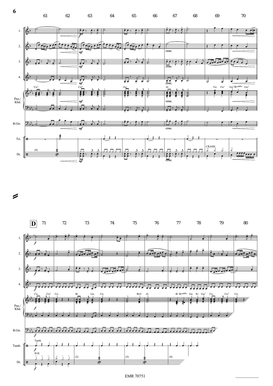 Medieval Fantasy Medieval Fantasy Clarinet Quartet scores gallery preview page 8