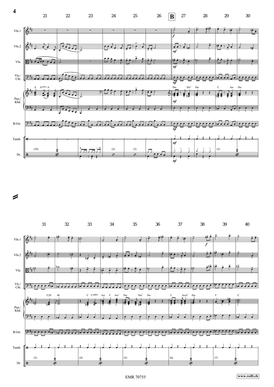 Medieval Fantasy Medieval Fantasy String Quartet scores gallery preview page 6