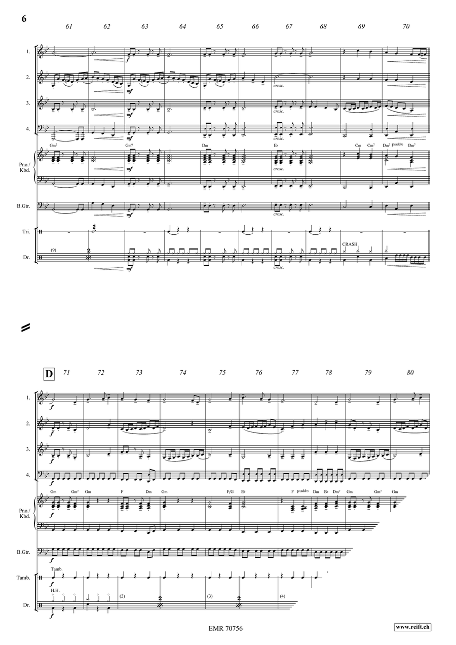 Medieval Fantasy Medieval Fantasy Brass Quartet scores gallery preview page 8