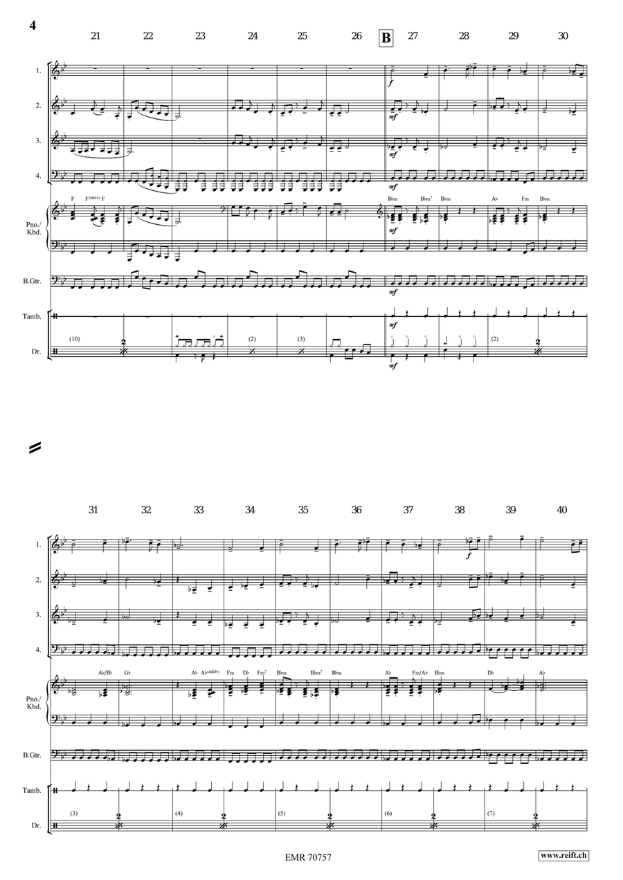 Medieval Fantasy Medieval Fantasy Woodwind Quartet scores gallery preview page 6
