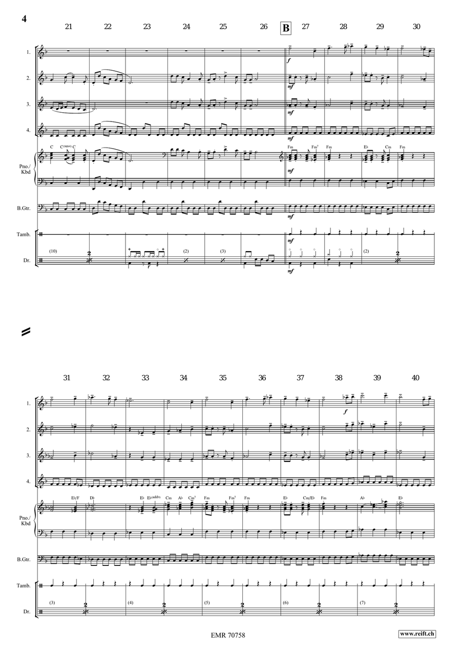 Medieval Fantasy Medieval Fantasy Flute Quartet scores gallery preview page 6