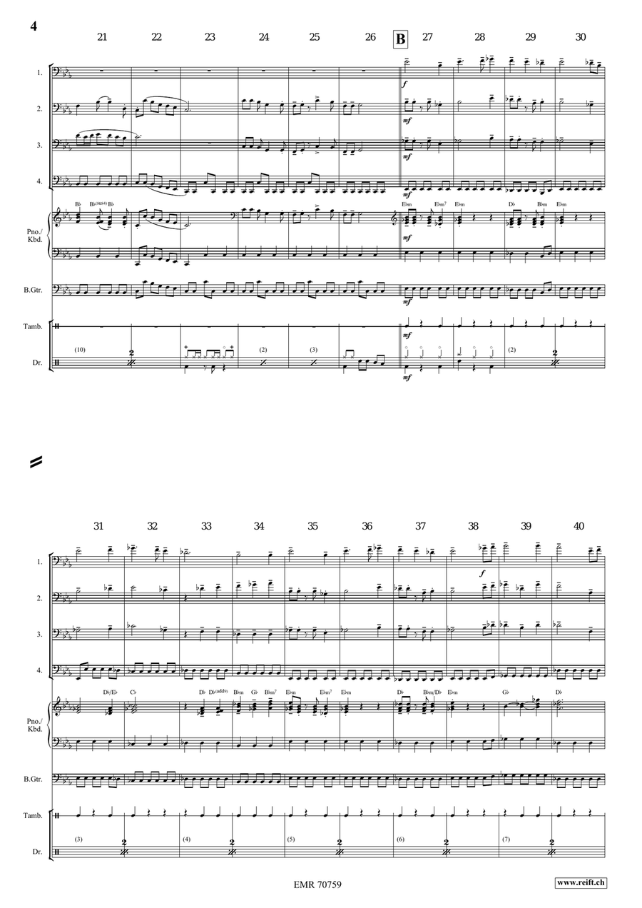 Medieval Fantasy Medieval Fantasy Bassoon Quartet scores gallery preview page 6