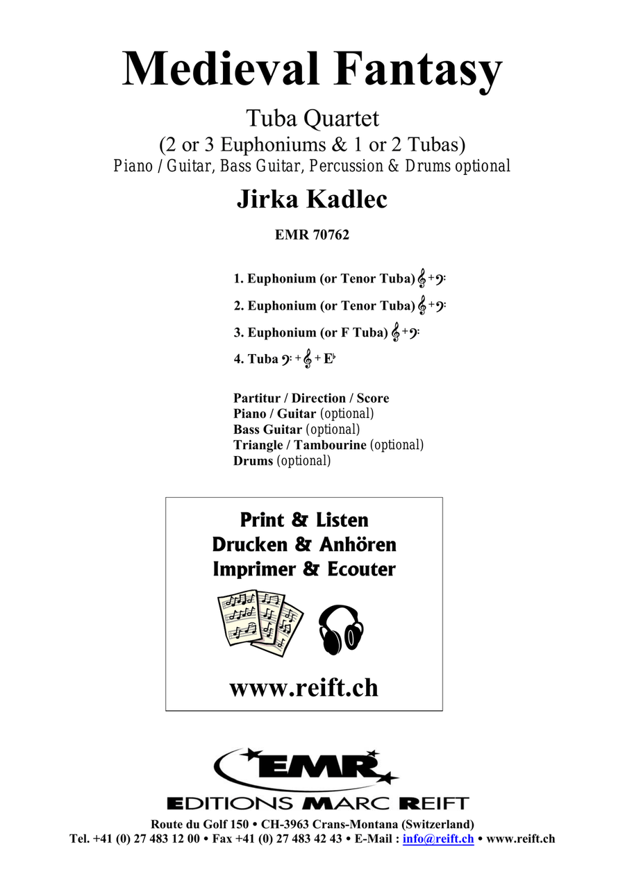 Medieval Fantasy Medieval Fantasy Tuba Quartet scores gallery preview page 2