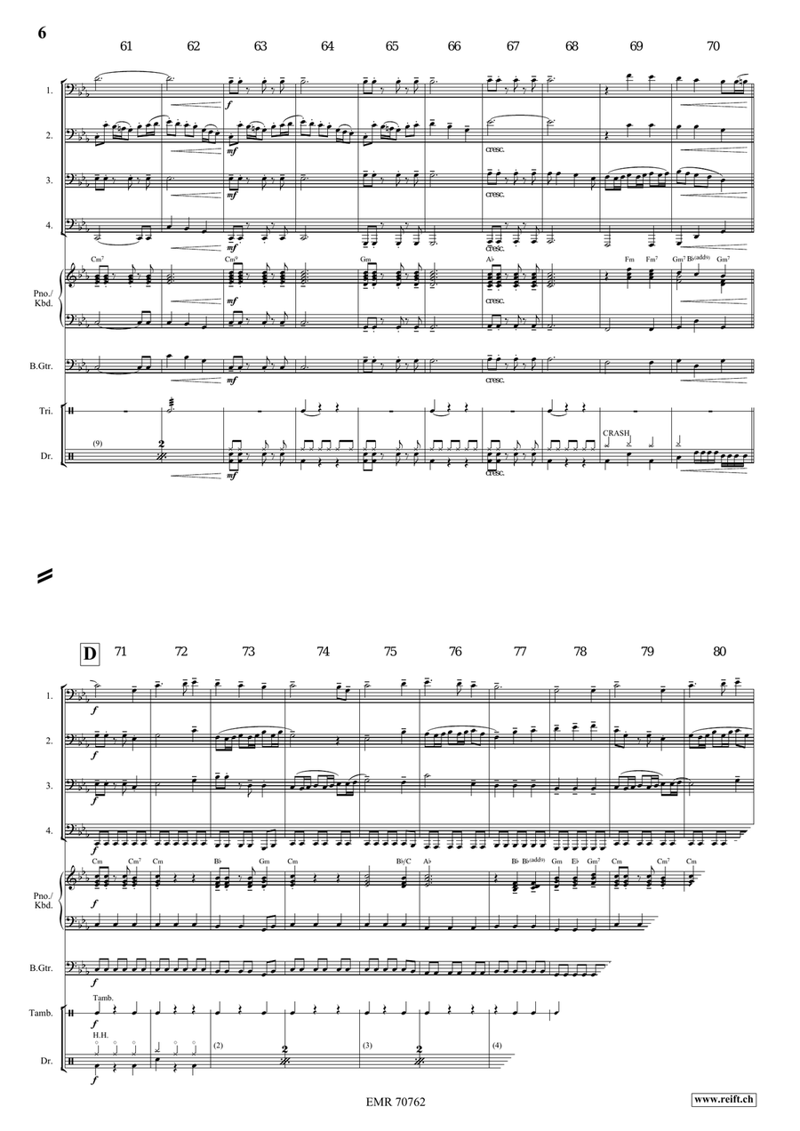 Medieval Fantasy Medieval Fantasy Tuba Quartet scores gallery preview page 8