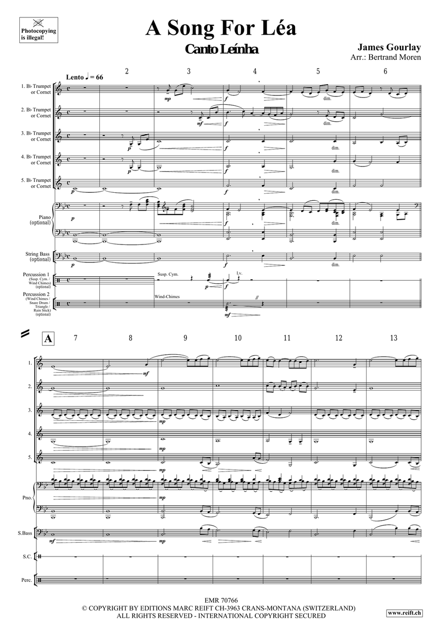 A Song For Léa Cornet scores gallery preview page 4