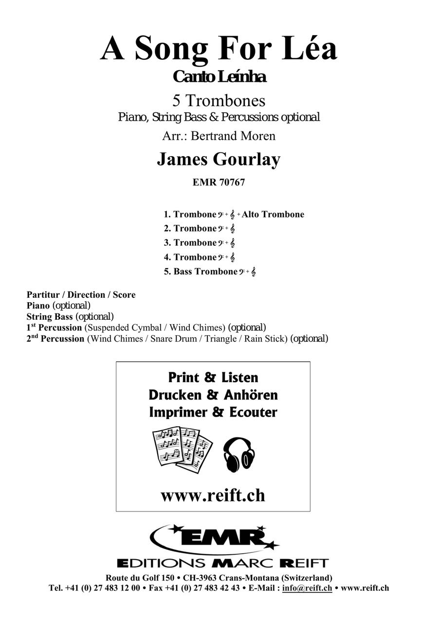 A Song For Léa A Song For Léa Trombone scores gallery preview page 2