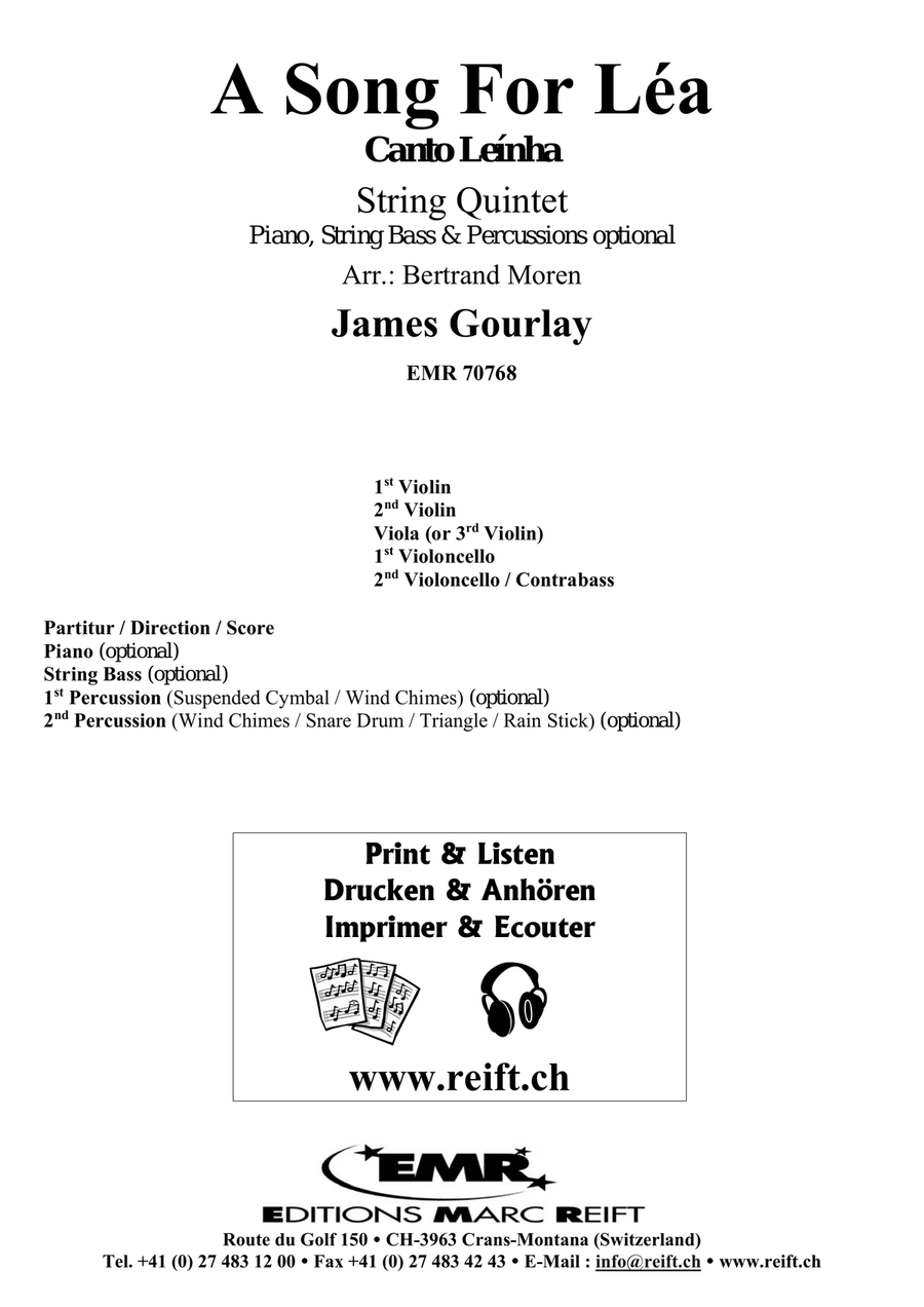 A Song For Léa A Song For Léa String Quintet scores gallery preview page 2