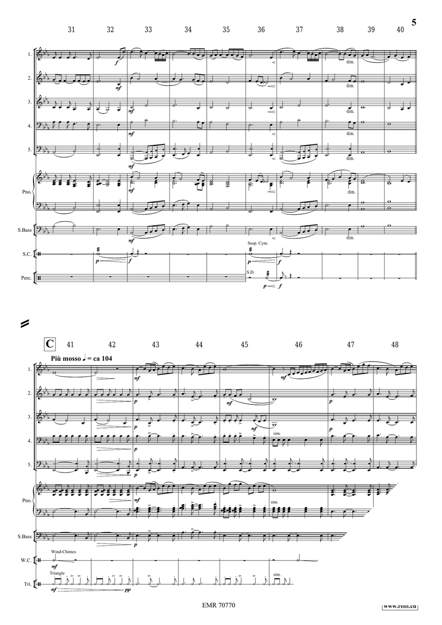 A Song For Léa A Song For Léa Woodwind Quintet scores gallery preview page 6