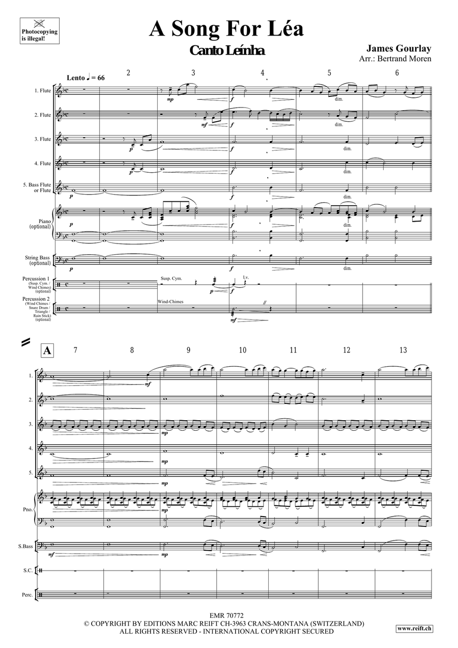 A Song For Léa A Song For Léa Flute scores gallery preview page 4