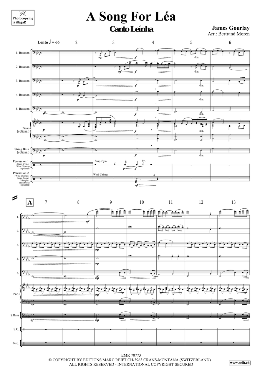 A Song For Léa A Song For Léa Bassoon scores gallery preview page 4