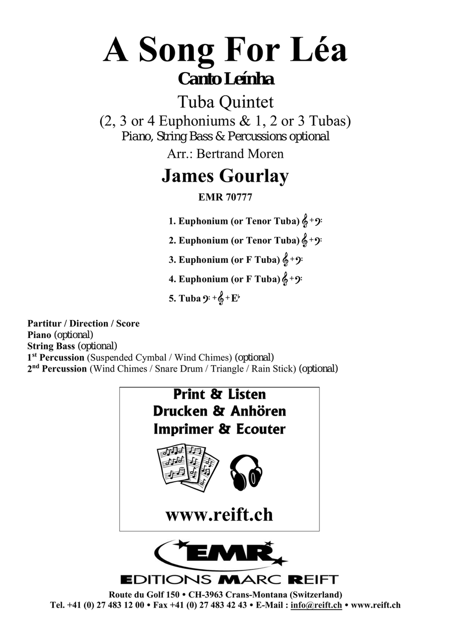 A Song For Léa A Song For Léa Tuba scores gallery preview page 2