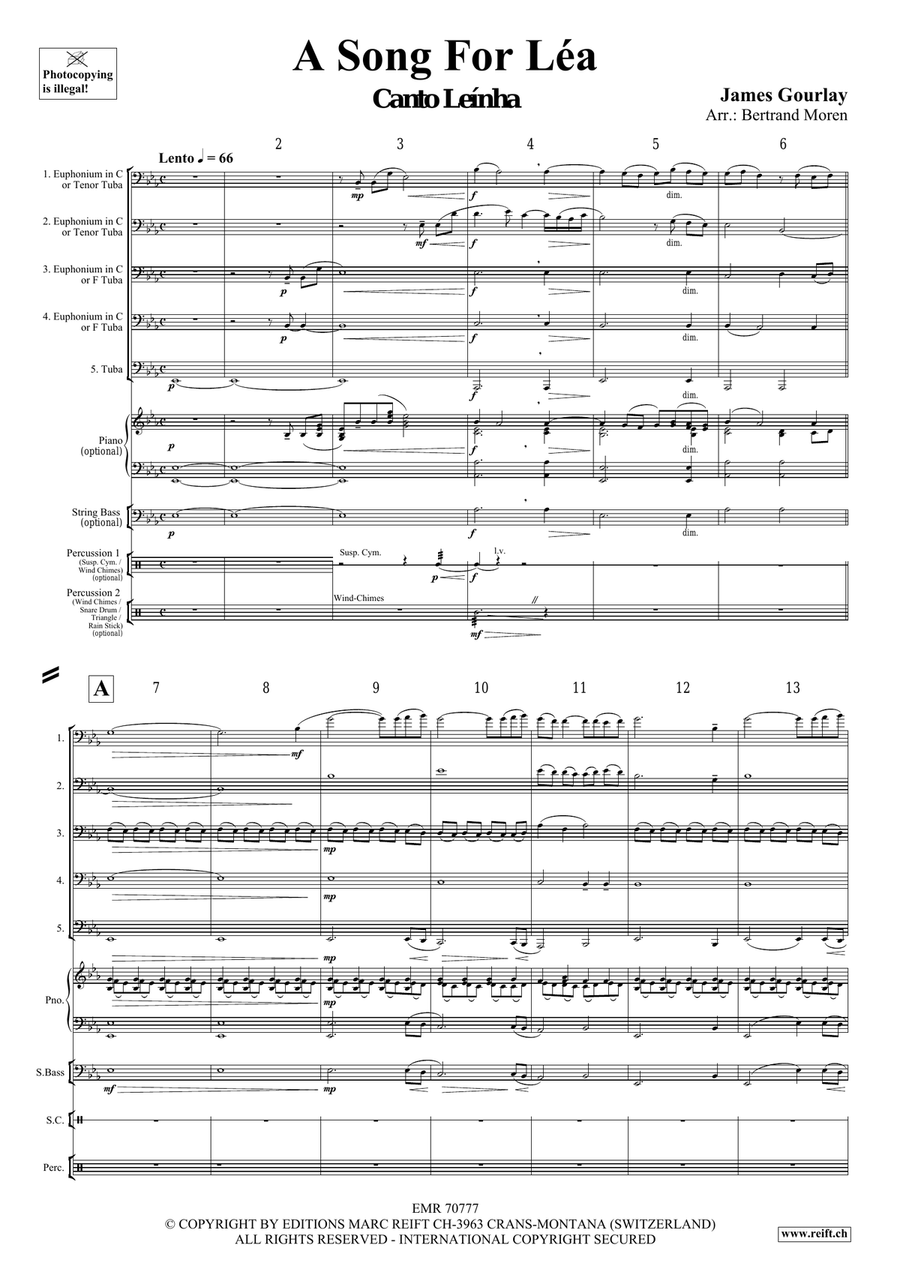 A Song For Léa A Song For Léa Tuba scores gallery preview page 4