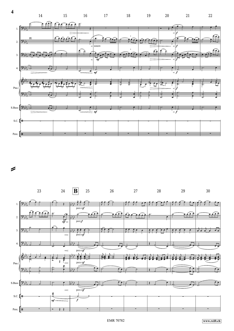 A Song For Léa A Song For Léa Trombone Quartet scores gallery preview page 5