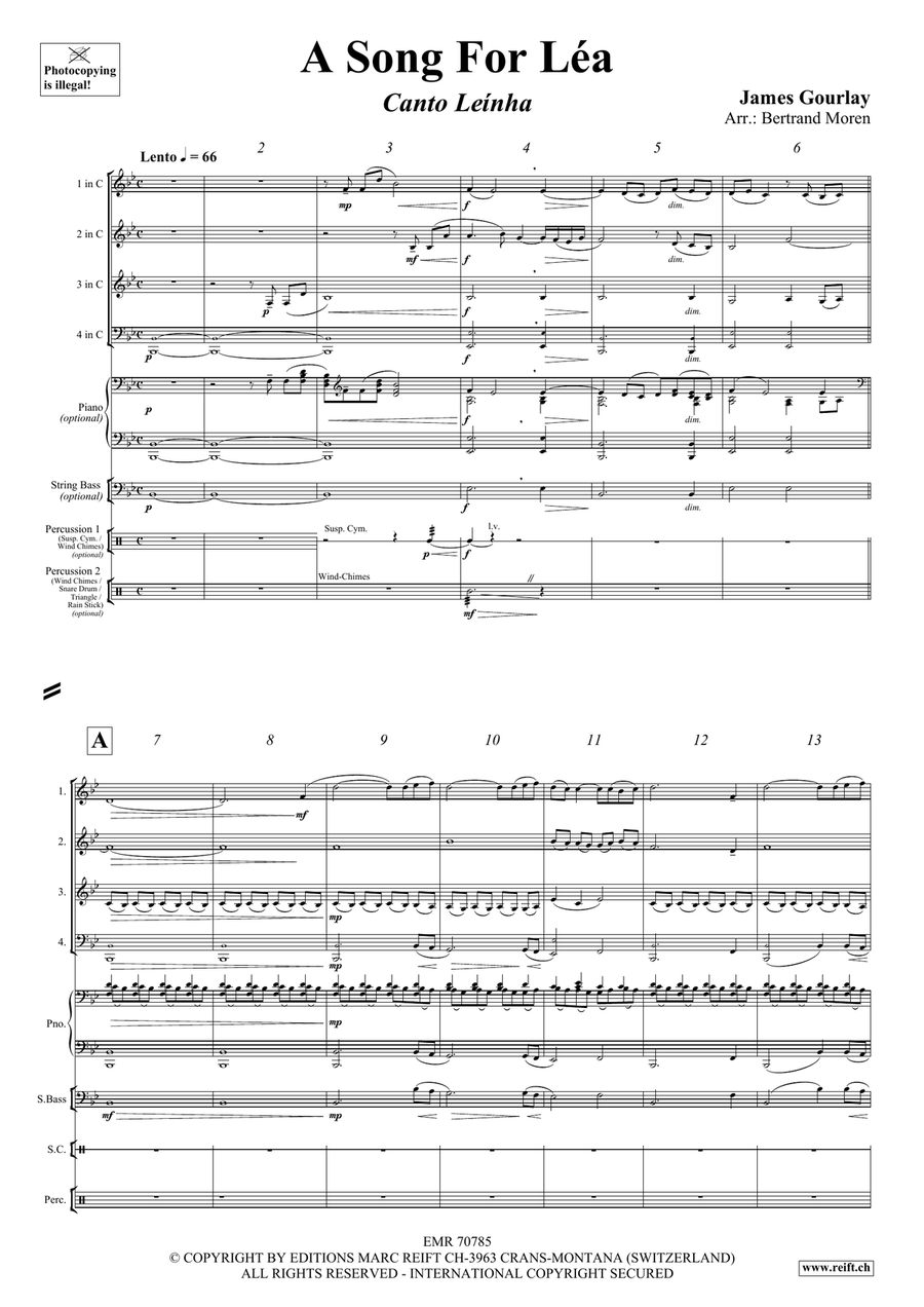 A Song For Léa A Song For Léa Woodwind Quartet scores gallery preview page 4