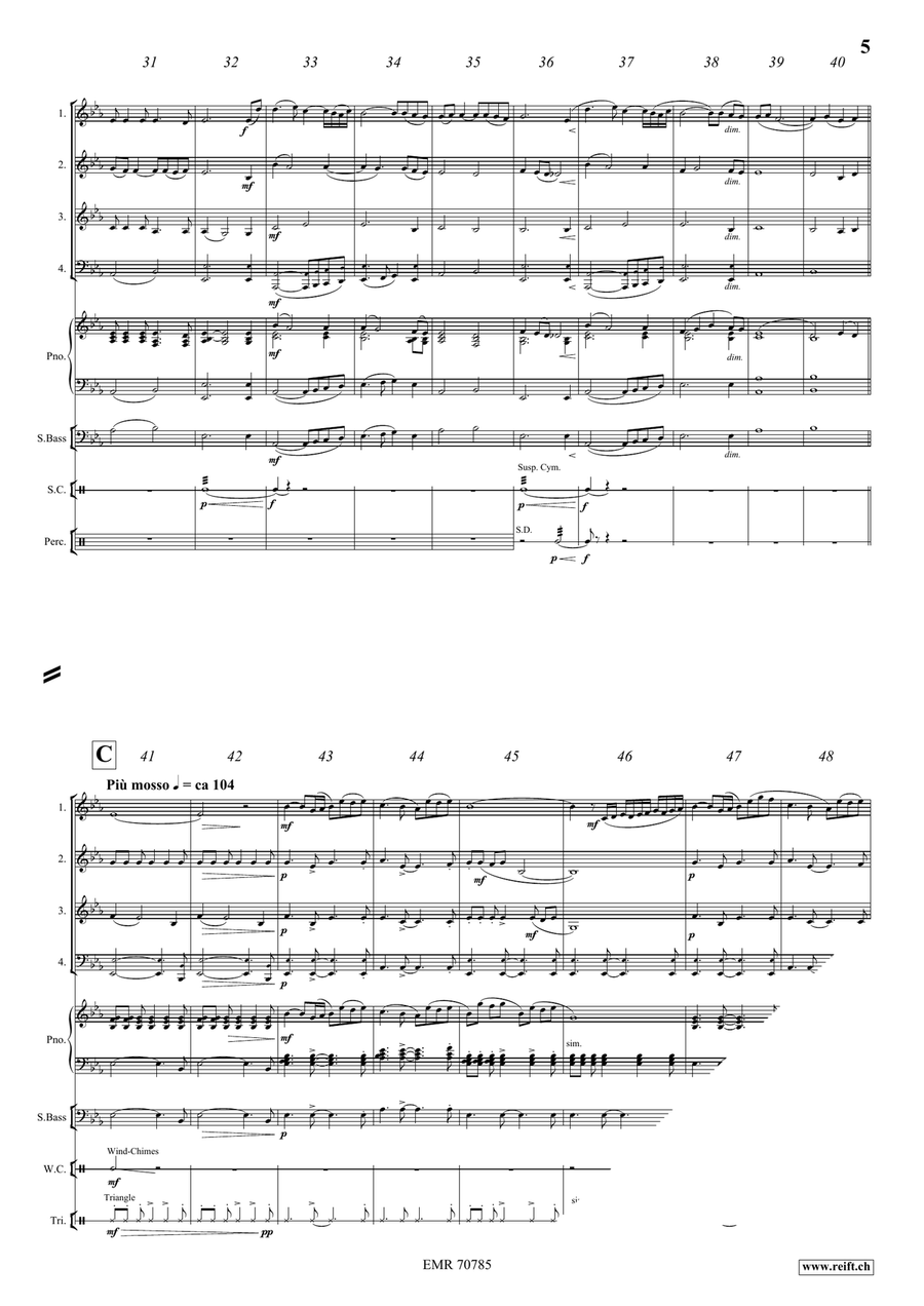 A Song For Léa A Song For Léa Woodwind Quartet scores gallery preview page 6