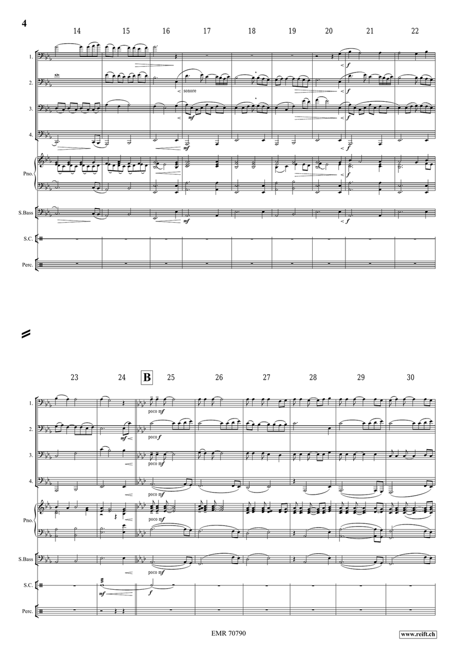 A Song For Léa A Song For Léa Tuba Quartet scores gallery preview page 5
