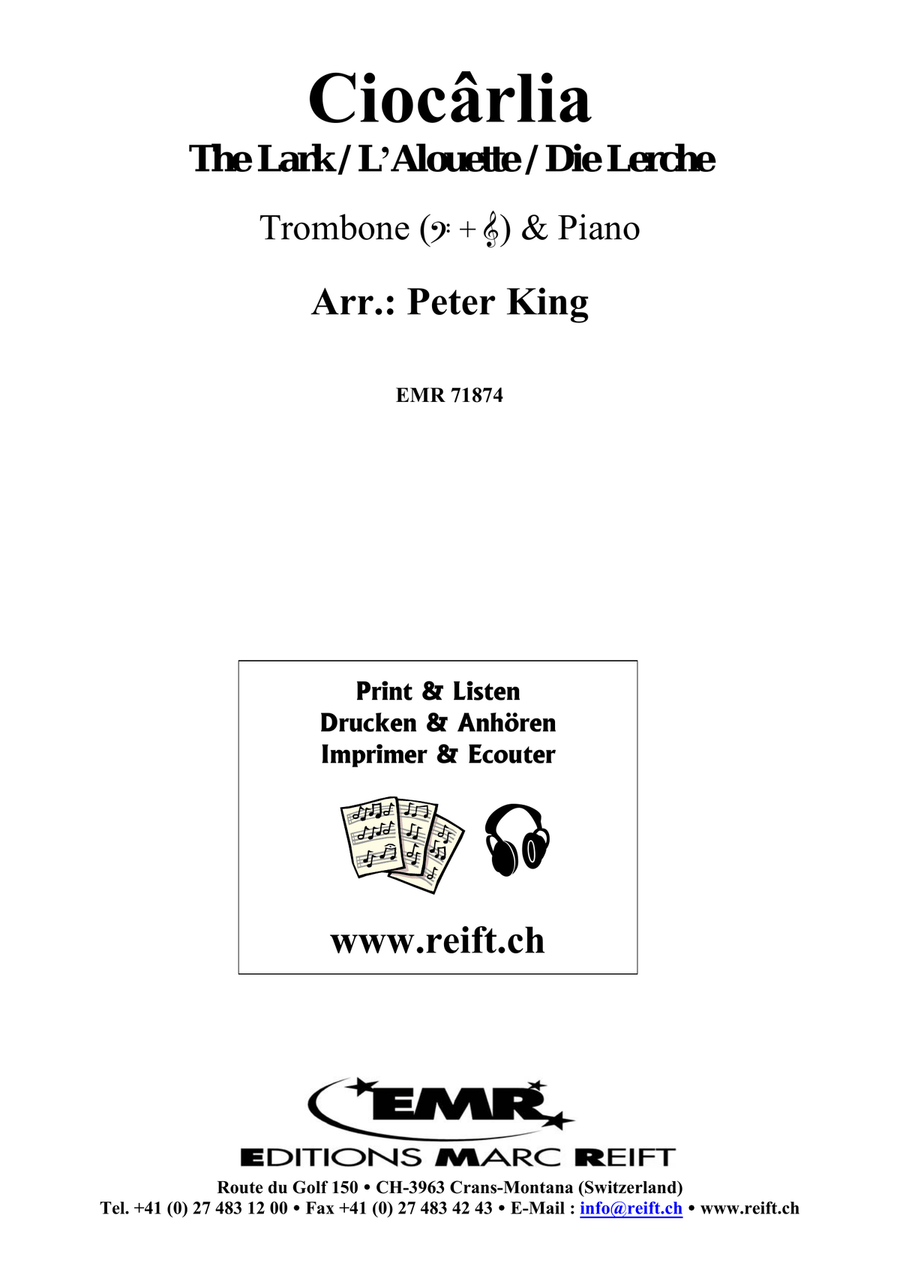 Ciocarlia Ciocarlia Piano Accompaniment scores gallery preview page 2