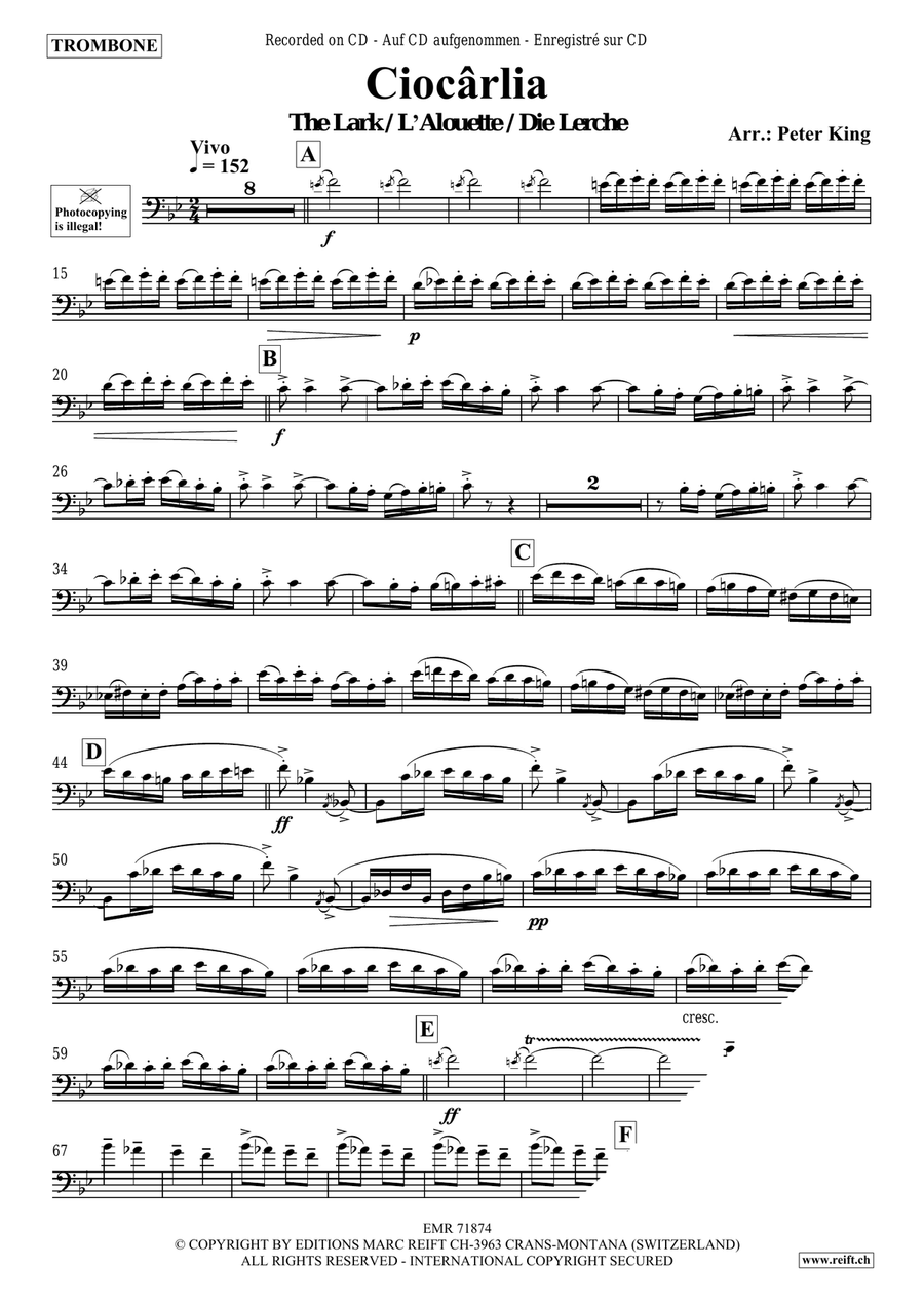 Ciocarlia Ciocarlia Piano Accompaniment scores gallery preview page 3