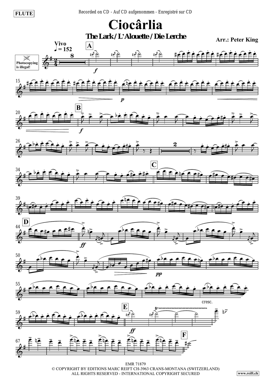 Ciocarlia Ciocarlia Flute Solo scores gallery preview page 3