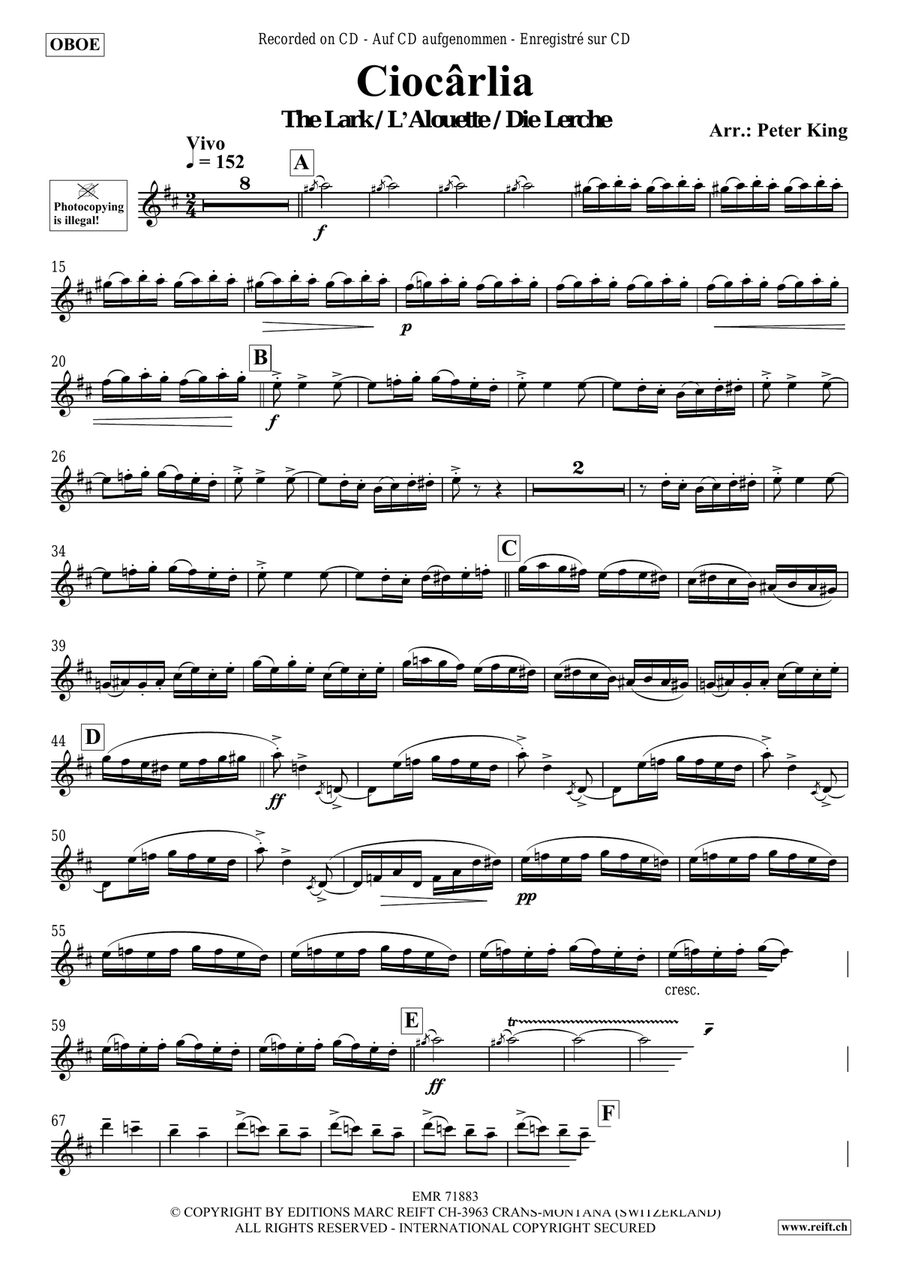 Ciocarlia Ciocarlia Piano Accompaniment scores gallery preview page 3