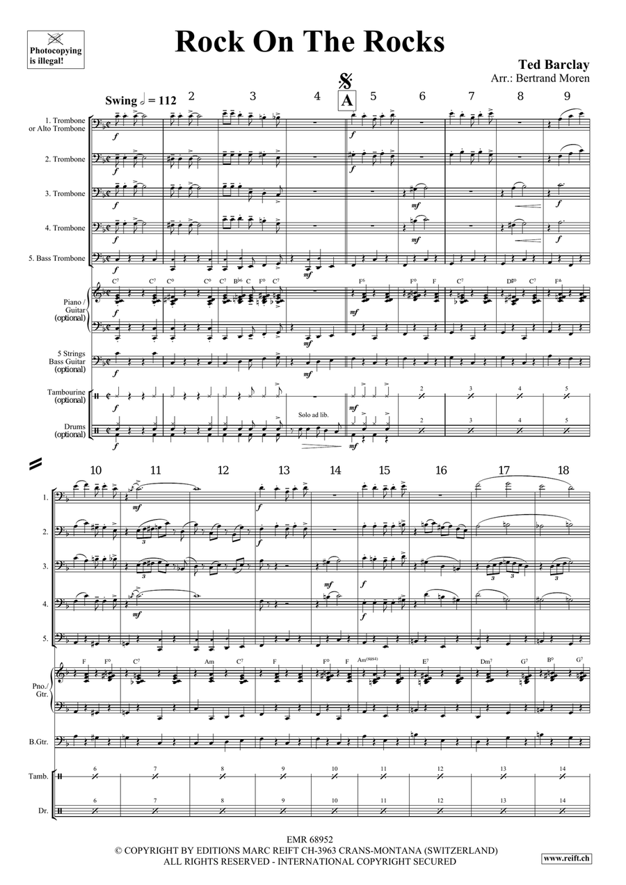 Rock On The Rocks Rock On The Rocks Trombone scores gallery preview page 4