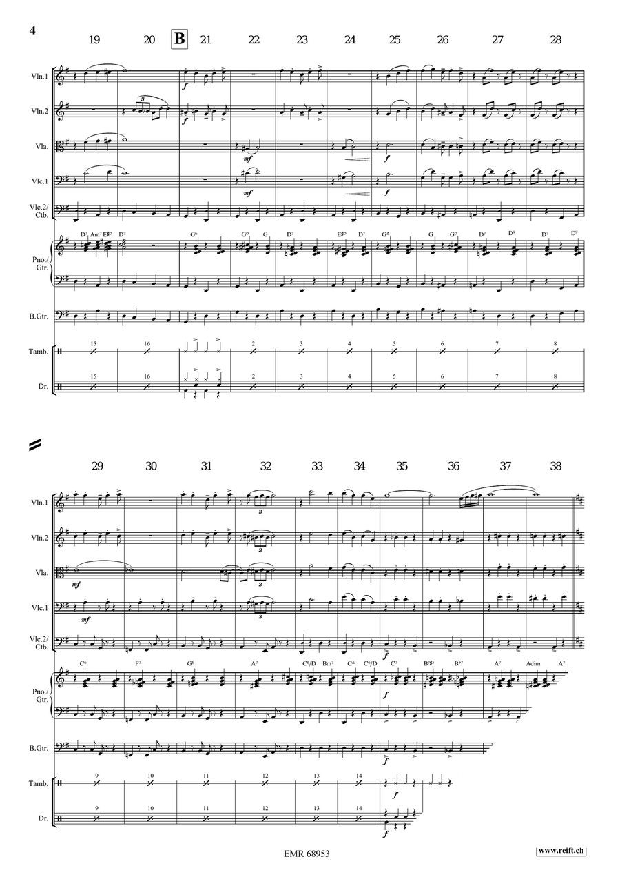 Rock On The Rocks Rock On The Rocks String Quintet scores gallery preview page 5