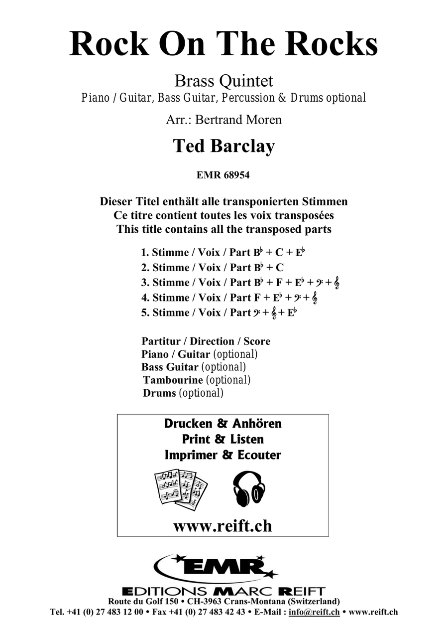Rock On The Rocks Rock On The Rocks Brass Quintet scores gallery preview page 2