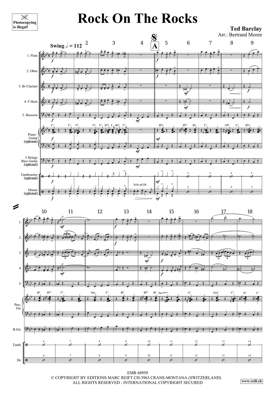 Rock On The Rocks Rock On The Rocks Woodwind Quintet scores gallery preview page 4