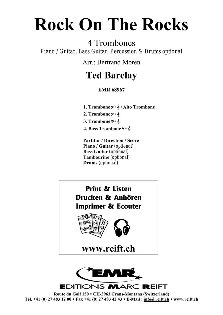 Rock On The Rocks Rock On The Rocks Trombone Quartet scores gallery preview page 2
