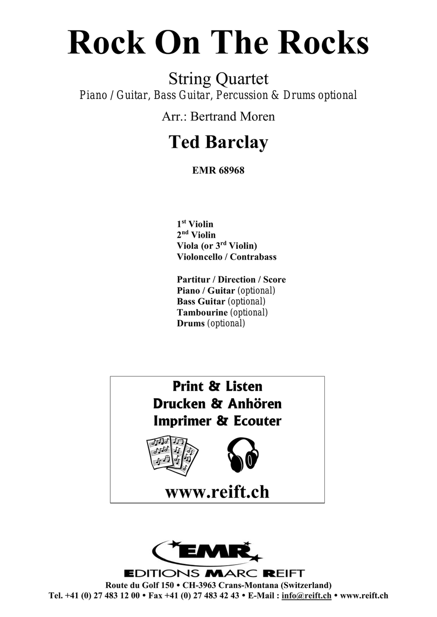 Rock On The Rocks Rock On The Rocks String Quartet scores gallery preview page 2