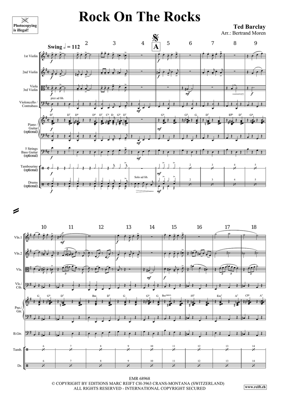 Rock On The Rocks Rock On The Rocks String Quartet scores gallery preview page 4