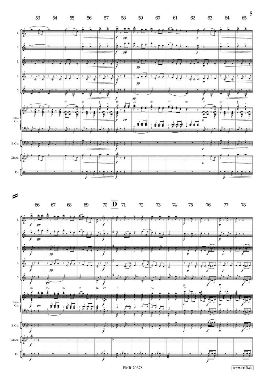 Tik-Tak Polka Tik-Tak Polka Clarinet Quintet scores gallery preview page 6