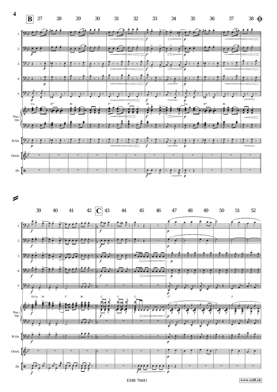 Tik-Tak Polka Tik-Tak Polka Trombone scores gallery preview page 4