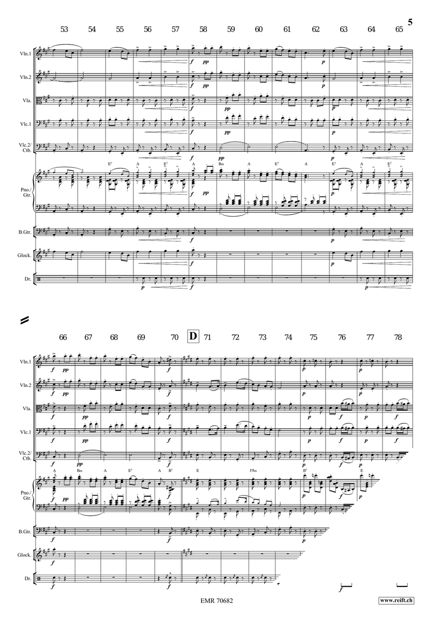 Tik-Tak Polka Tik-Tak Polka String Quintet scores gallery preview page 5