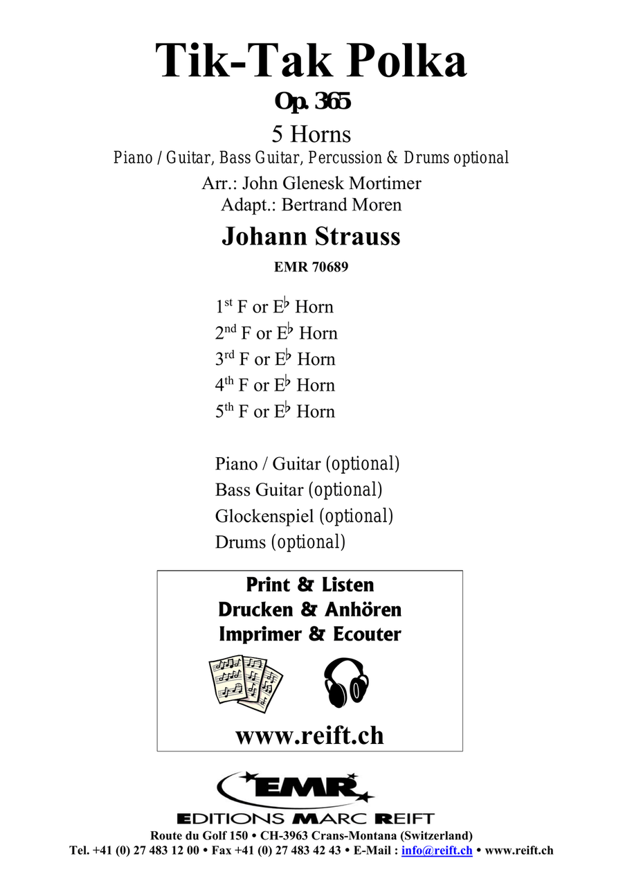 Tik-Tak Polka Tik-Tak Polka Horn scores gallery preview page 2