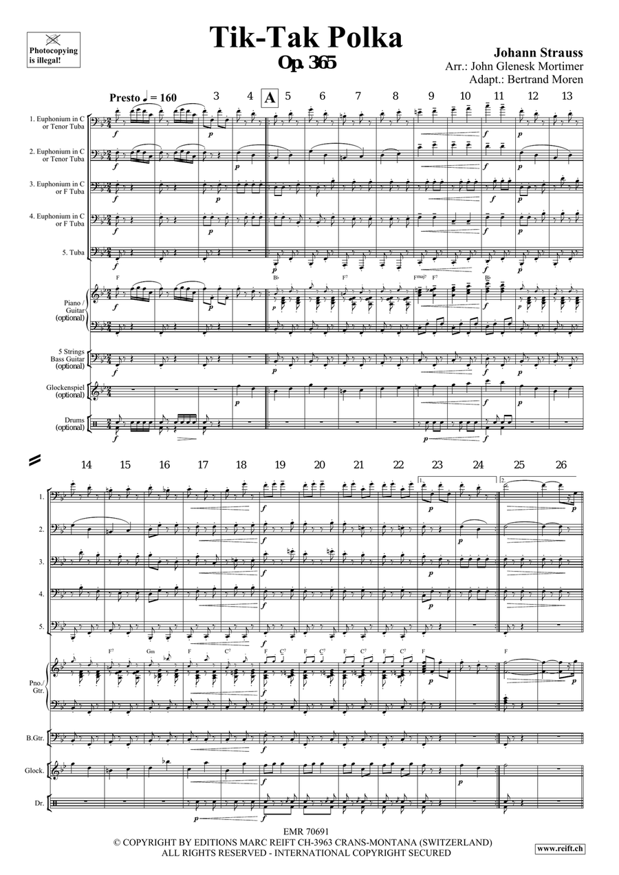 Tik-Tak Polka Tik-Tak Polka Tuba scores gallery preview page 3