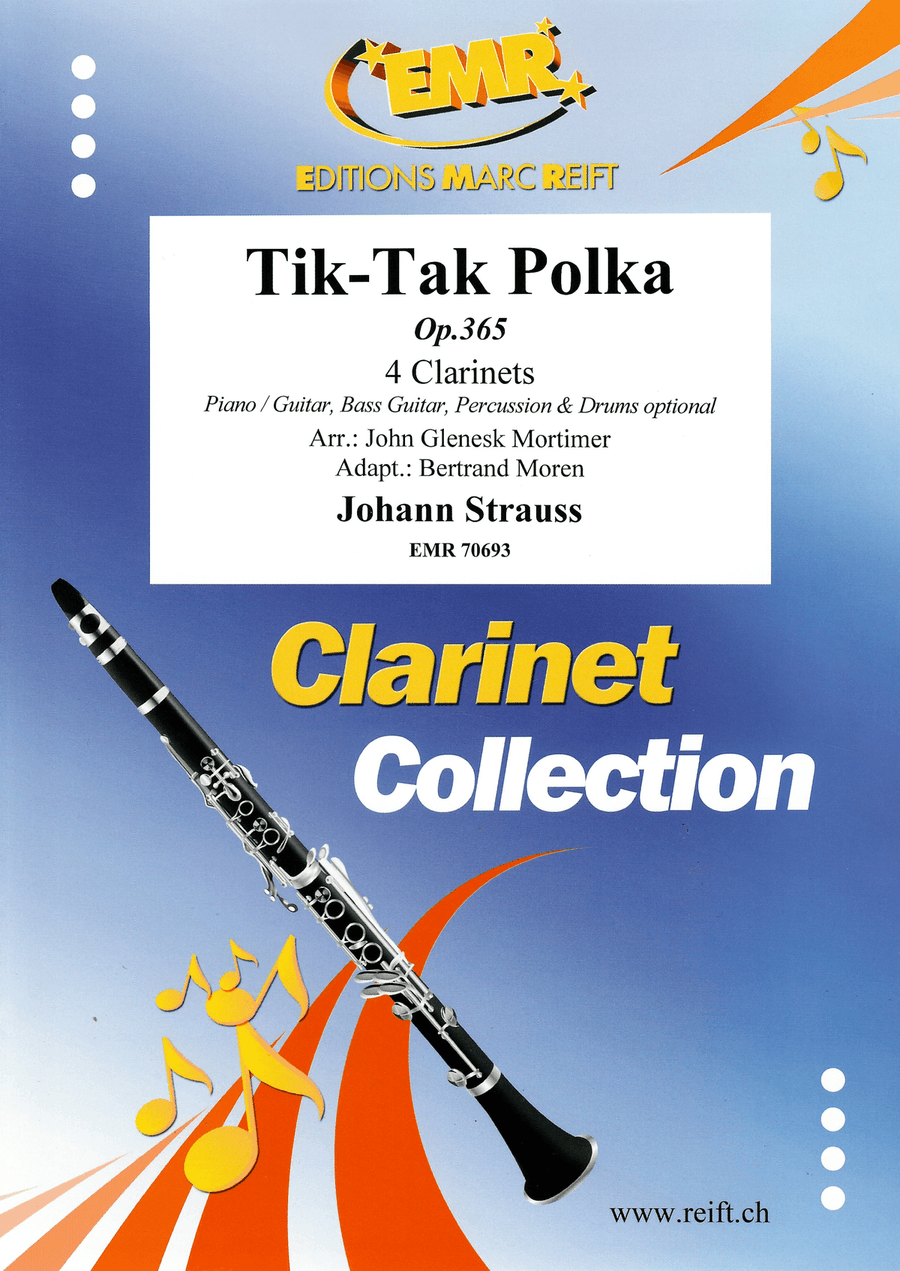 Tik-Tak Polka Tik-Tak Polka Clarinet Quartet scores gallery preview page 1