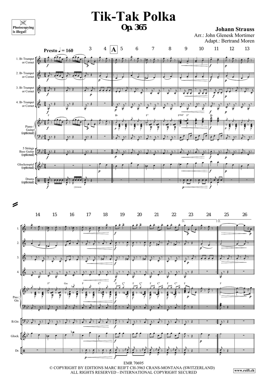 Tik-Tak Polka Tik-Tak Polka Cornet scores gallery preview page 3
