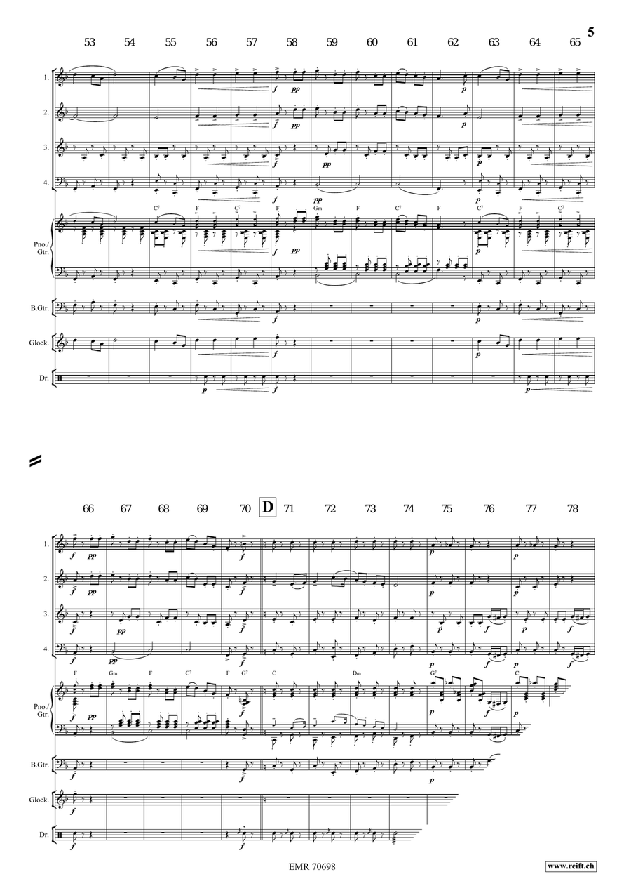 Tik-Tak Polka Tik-Tak Polka Brass Quartet scores gallery preview page 5