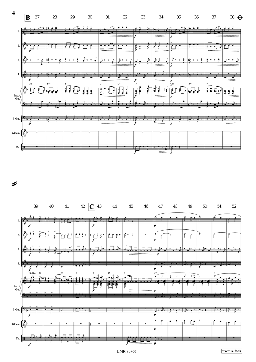 Tik-Tak Polka Tik-Tak Polka Flute Quartet scores gallery preview page 4