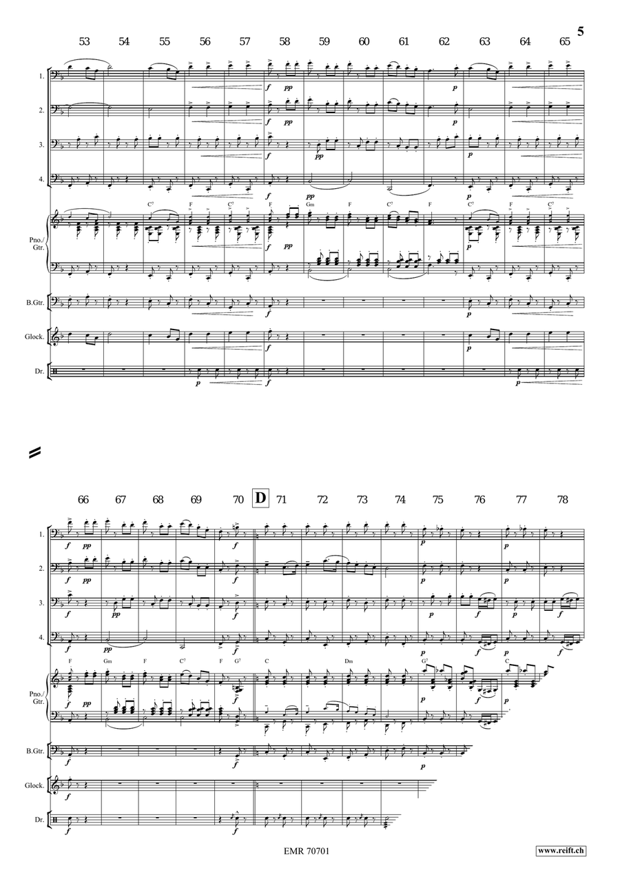 Tik-Tak Polka Tik-Tak Polka Bassoon Quartet scores gallery preview page 5