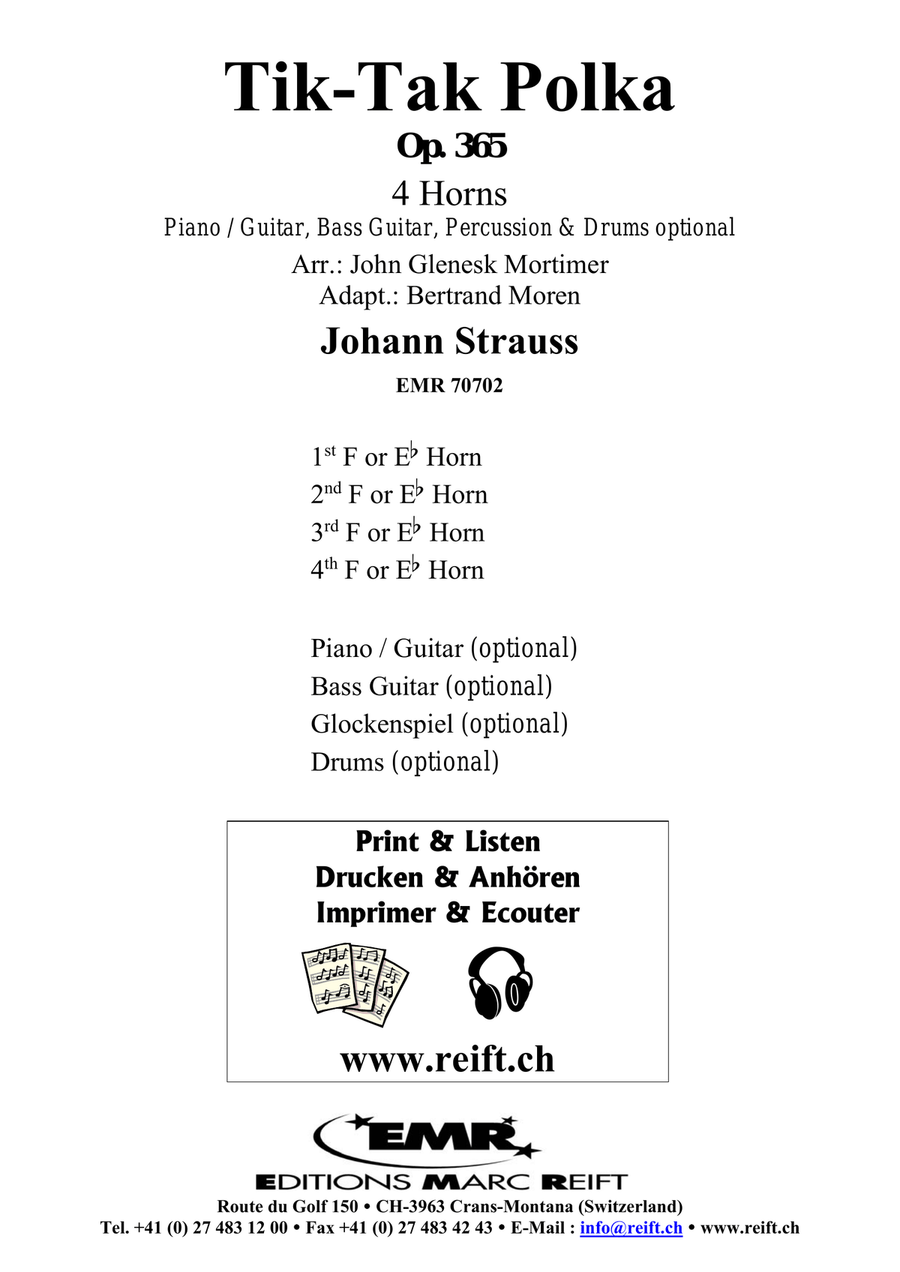 Tik-Tak Polka Tik-Tak Polka Horn scores gallery preview page 2