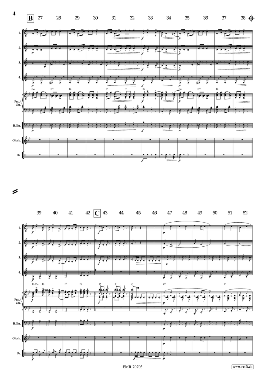 Tik-Tak Polka Tik-Tak Polka Euphonium Quartet scores gallery preview page 4